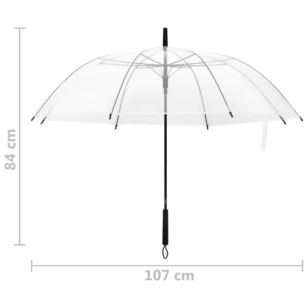 Regenschirm Transparent 107 Cm - Fuer Daheim