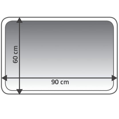 Ridder Badteppich Coins 60×90 Cm Grau 7103307 60 x 90 cm - Fuer Daheim