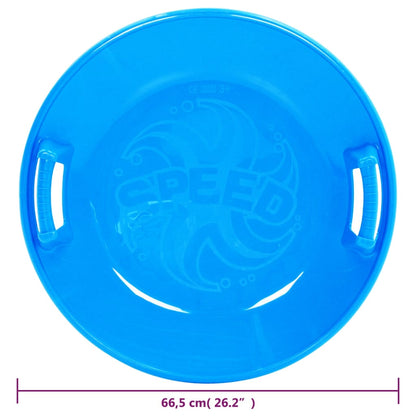 Rutschteller Blau 66,5 Cm Pp - Fuer Daheim