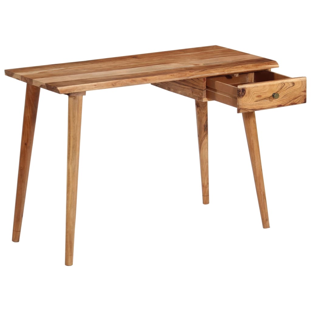 Schreibtisch Akazienholz Massiv 110 X 50 X 76 Cm - Fuer Daheim