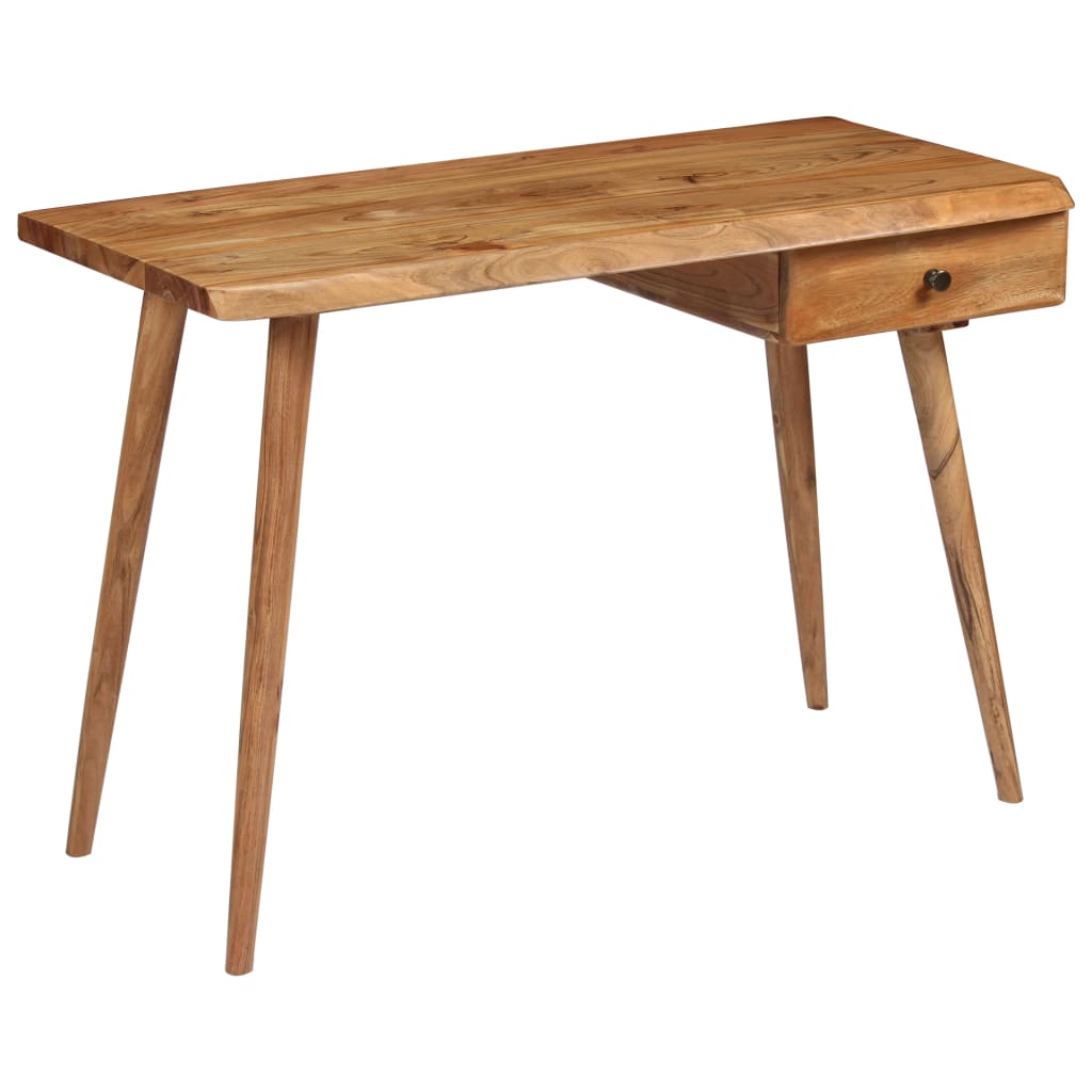 Schreibtisch Akazienholz Massiv 110 X 50 X 76 Cm - Fuer Daheim