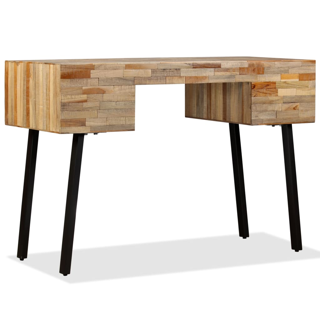 Schreibtisch Wiederverwertetes Teak Massivholz 110 × 50 × 76 Cm - Fuer Daheim