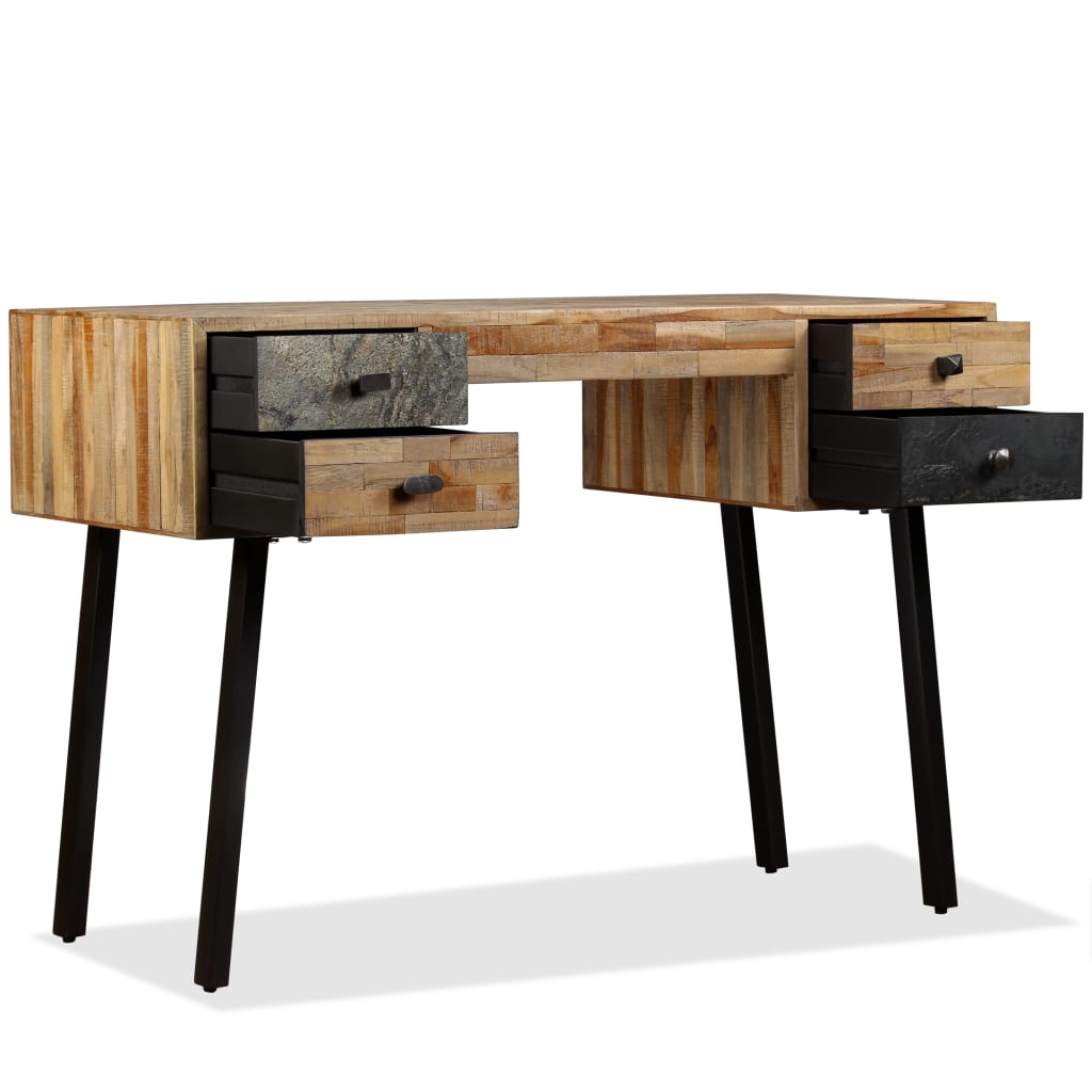 Schreibtisch Wiederverwertetes Teak Massivholz 110 × 50 × 76 Cm - Fuer Daheim