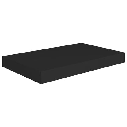 Schwebende Wandregale 2 Stk. Schwarz 40X23X3,8Cm Mdf 40 x 23 x 3.8 cm - Fuer Daheim