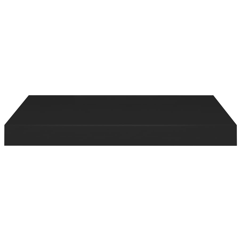 Schwebende Wandregale 2 Stk. Schwarz 50X23X3,8Cm Mdf 50 x 23 x 3.8 cm - Fuer Daheim