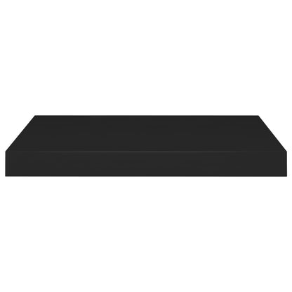 Schwebende Wandregale 2 Stk. Schwarz 50X23X3,8Cm Mdf 50 x 23 x 3.8 cm - Fuer Daheim