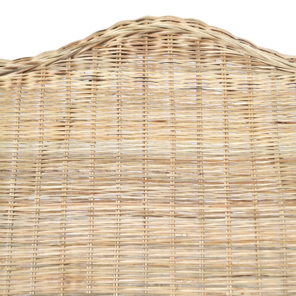 Sessel Mit Kissen Natur-Rattan Und Leinen Braun 1-Sitzer - Fuer Daheim