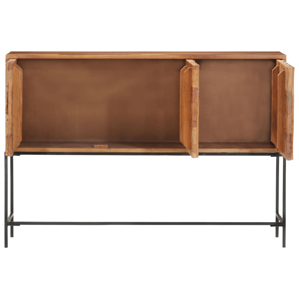 Sideboard 110X28X76 Cm Massivholz Akazie - Fuer Daheim