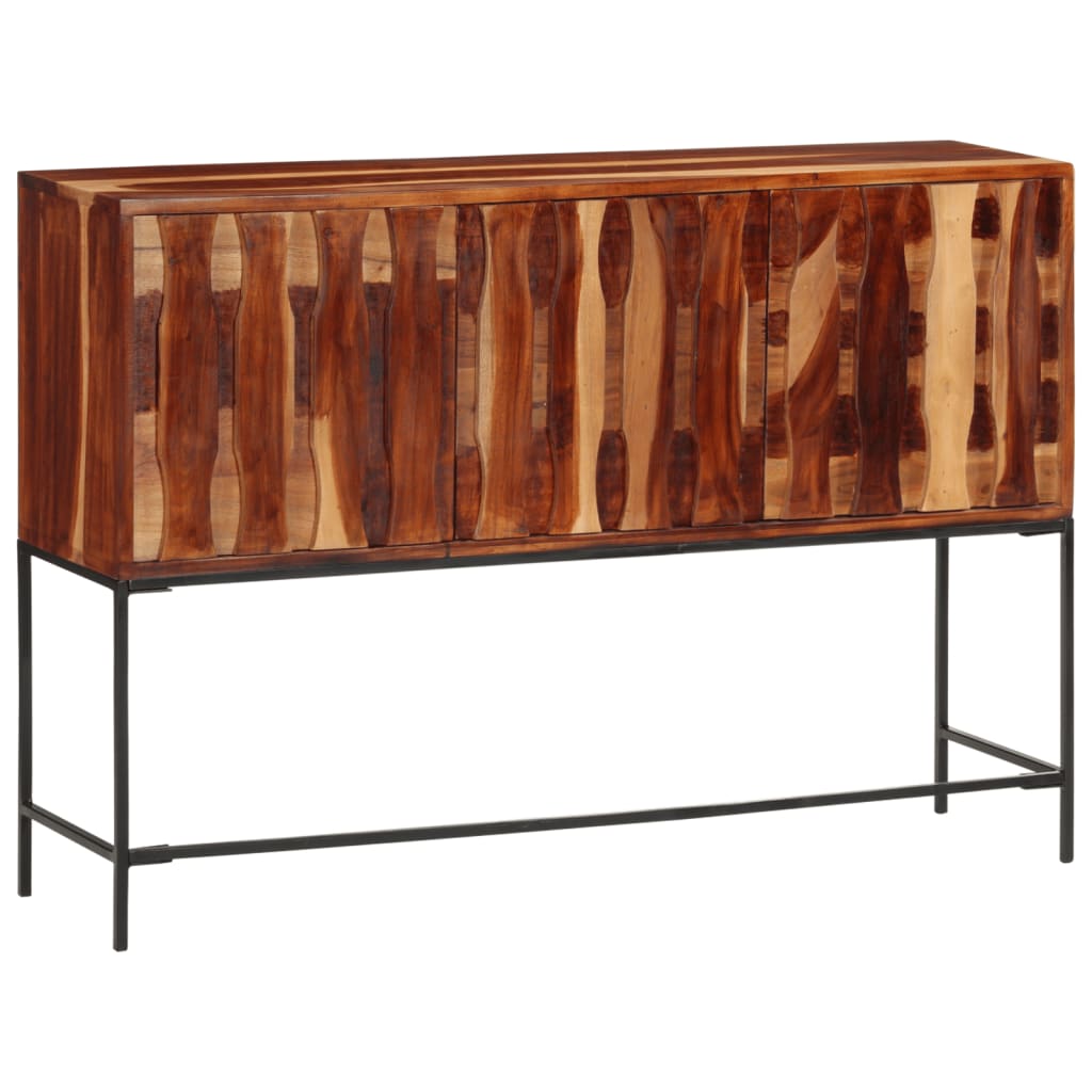 Sideboard 110X28X76 Cm Massivholz Akazie - Fuer Daheim