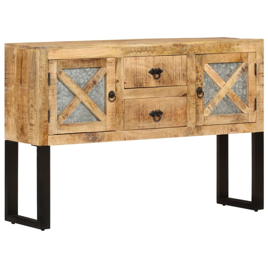 Sideboard 110X30X74 Cm Raues Mangoholz 110 x 30 x 74 cm - Fuer Daheim