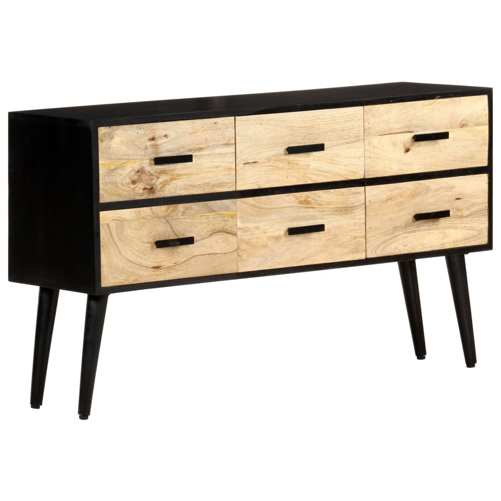 Sideboard 110X33X64 Cm Massivholz Mango - Fuer Daheim