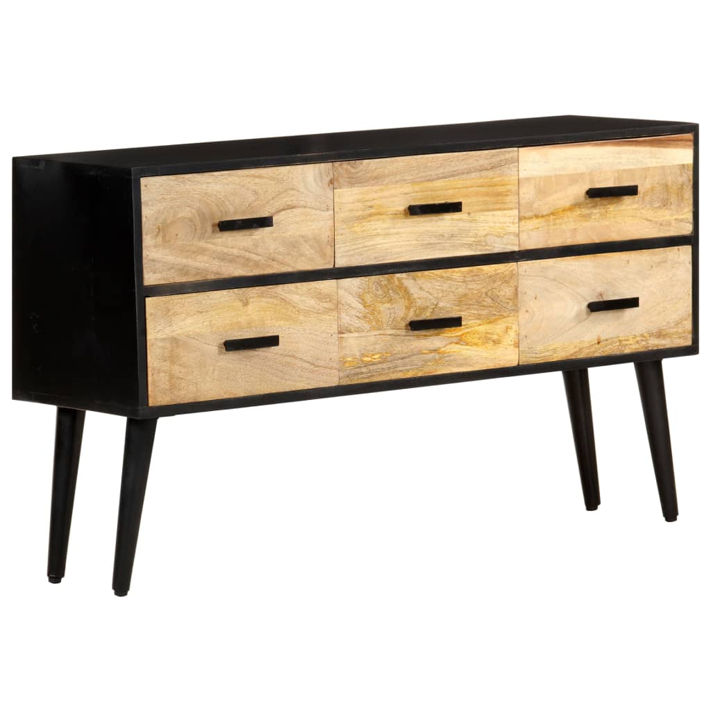 Sideboard 110X33X64 Cm Massivholz Mango - Fuer Daheim