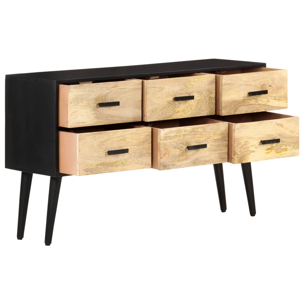 Sideboard 110X33X64 Cm Massivholz Mango - Fuer Daheim