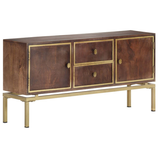 Sideboard 120X29X60 Cm Massivholz Mango - Fuer Daheim