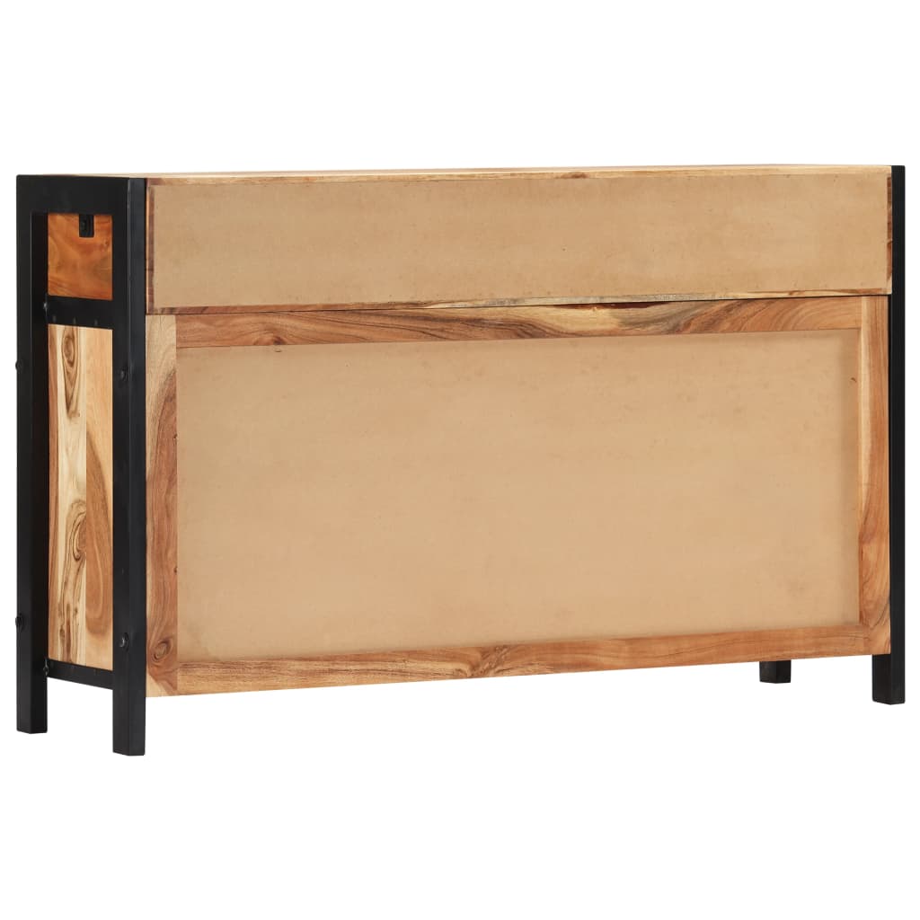 Sideboard 120X35X75 Cm Akazie Massivholz - Fuer Daheim