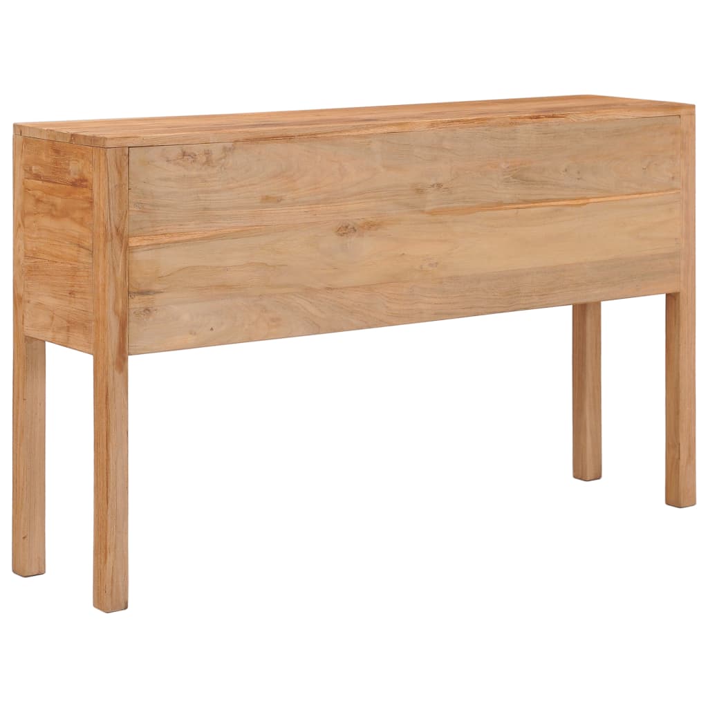 Sideboard 125X30X75 Cm Massivholz Teak - Fuer Daheim