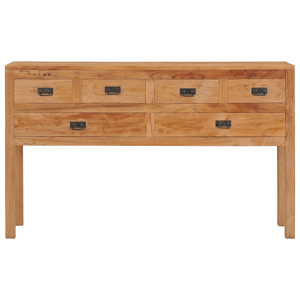 Sideboard 125X30X75 Cm Massivholz Teak - Fuer Daheim