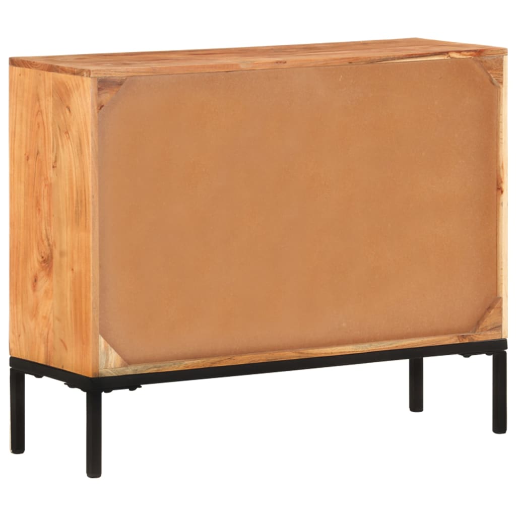 Sideboard 88X30X73 Cm Akazie Massivholz - Fuer Daheim