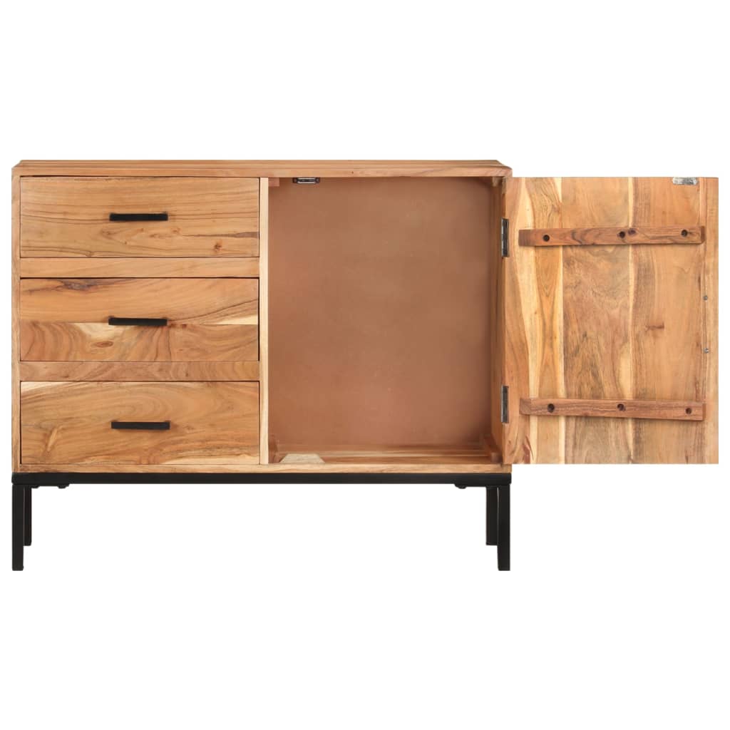 Sideboard 88X30X73 Cm Akazie Massivholz - Fuer Daheim