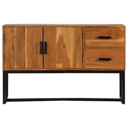 Sideboard Braun 110X30X70 Cm Massivholz Akazie - Fuer Daheim