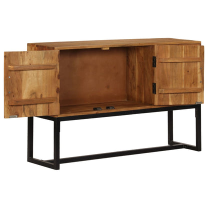 Sideboard Braun 110X30X70 Cm Massivholz Akazie - Fuer Daheim