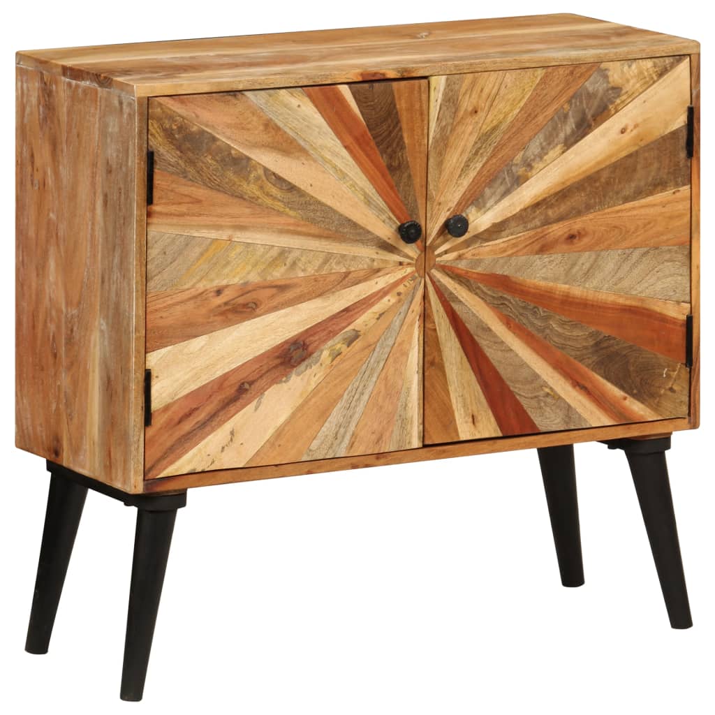 Sideboard Mangoholz Massiv 85X30X75 Cm - Fuer Daheim