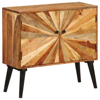 Sideboard Mangoholz Massiv 85X30X75 Cm - Fuer Daheim