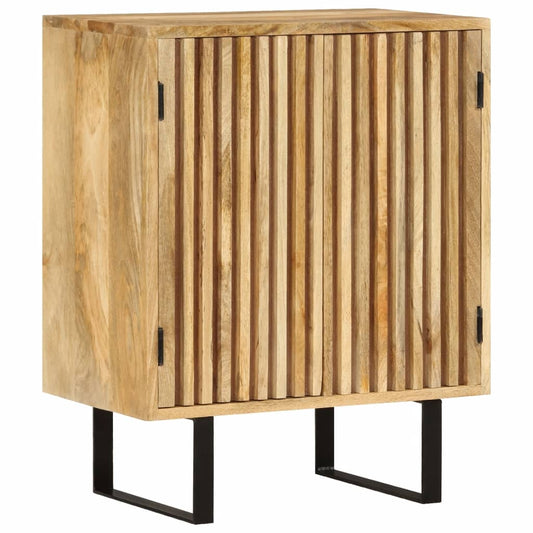 Sideboard Mit 2 Türen 55X35X70 Cm Massivholz Mango - Fuer Daheim