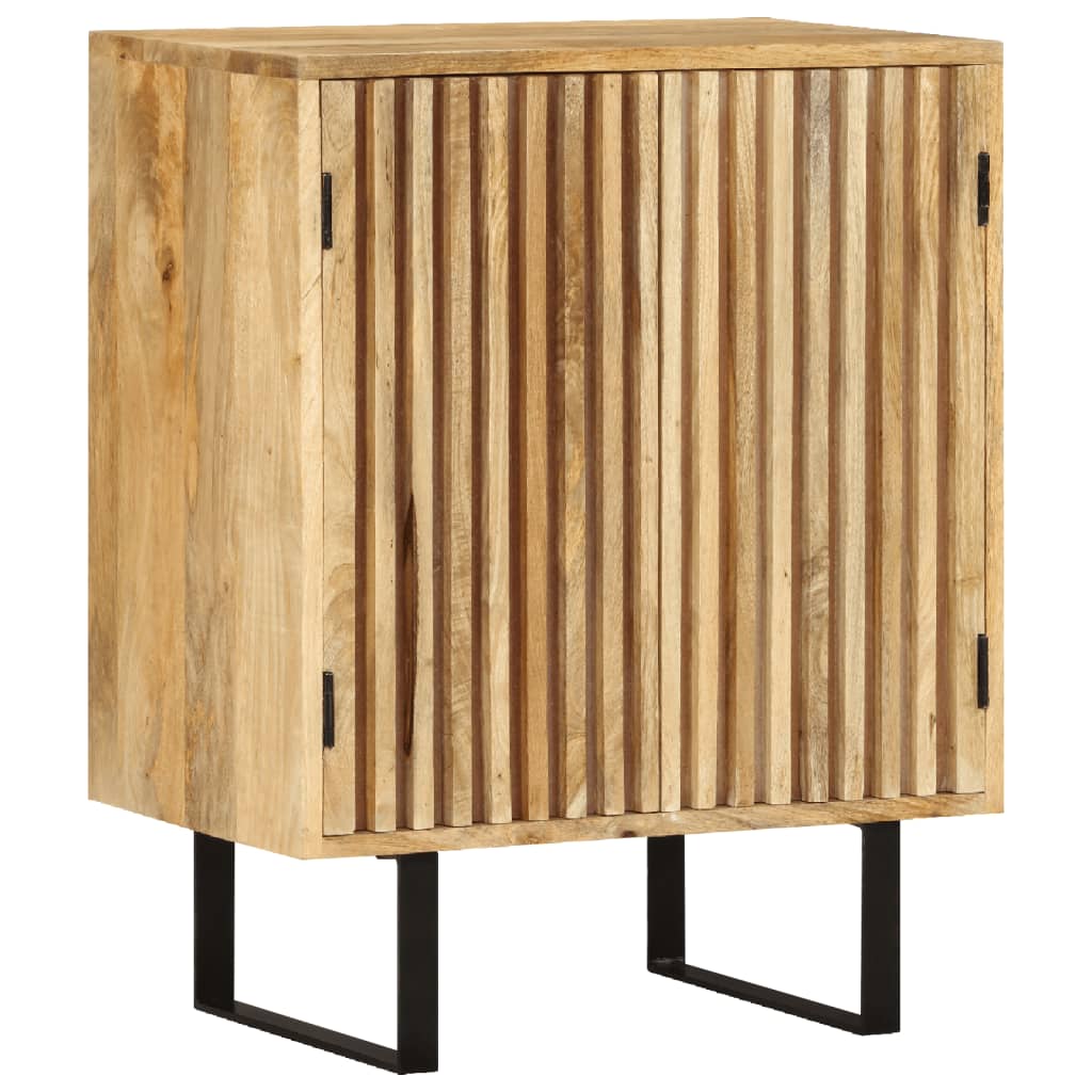 Sideboard Mit 2 Türen 55X35X70 Cm Massivholz Mango - Fuer Daheim