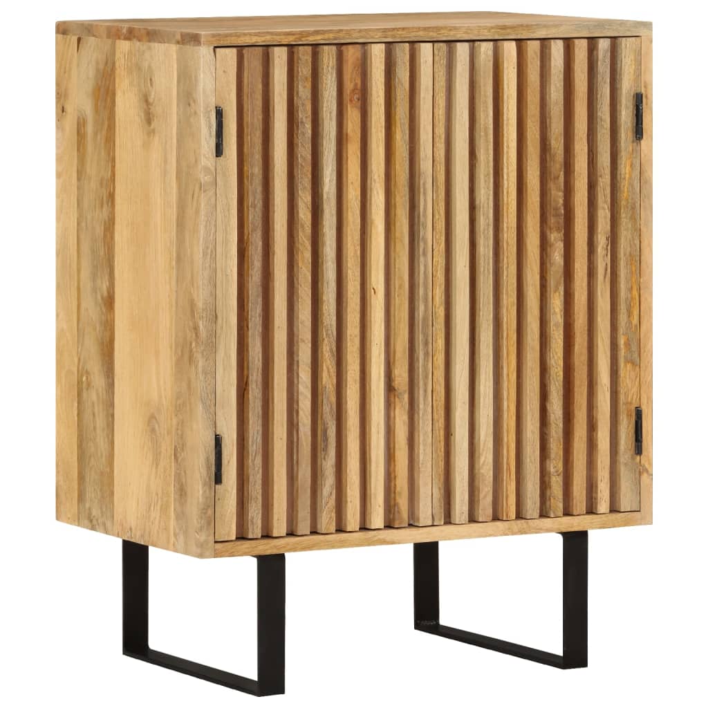 Sideboard Mit 2 Türen 55X35X70 Cm Massivholz Mango - Fuer Daheim