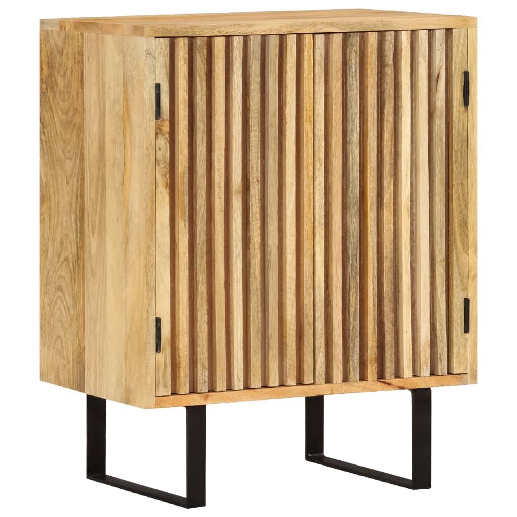 Sideboard Mit 2 Türen 55X35X70 Cm Massivholz Mango - Fuer Daheim