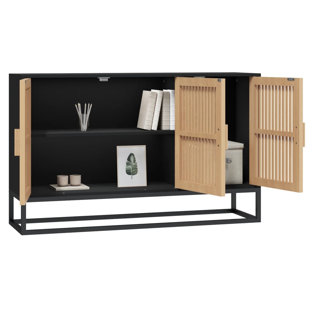 Sideboard Schwarz 105X30X65 Cm Holzwerkstoff - Fuer Daheim