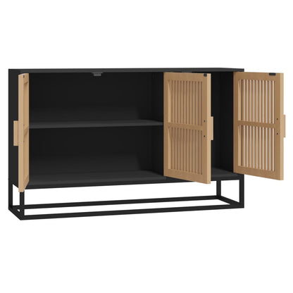 Sideboard Schwarz 105X30X65 Cm Holzwerkstoff - Fuer Daheim