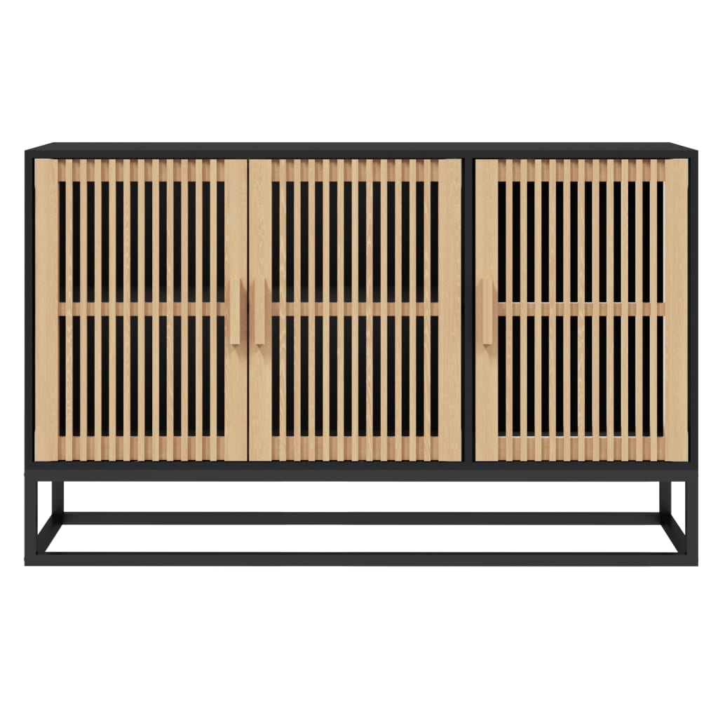 Sideboard Schwarz 105X30X65 Cm Holzwerkstoff - Fuer Daheim