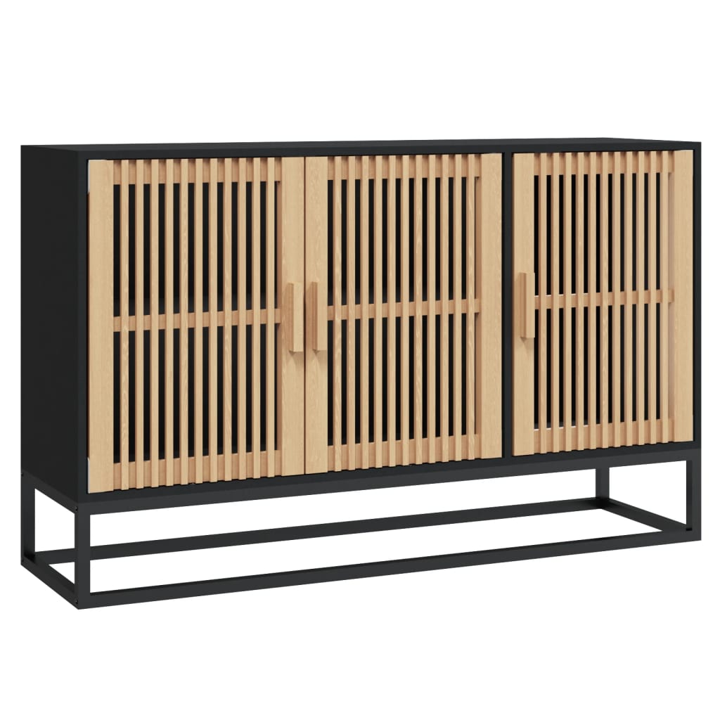 Sideboard Schwarz 105X30X65 Cm Holzwerkstoff - Fuer Daheim