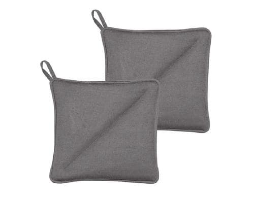 Södahl Topflappen Soft Grey 2er Set - Fuer Daheim