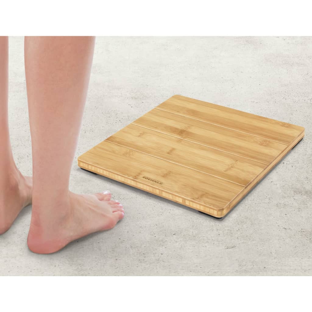 Soehnle Personenwaage Style Sense Bamboo Magic 180 Kg - Fuer Daheim