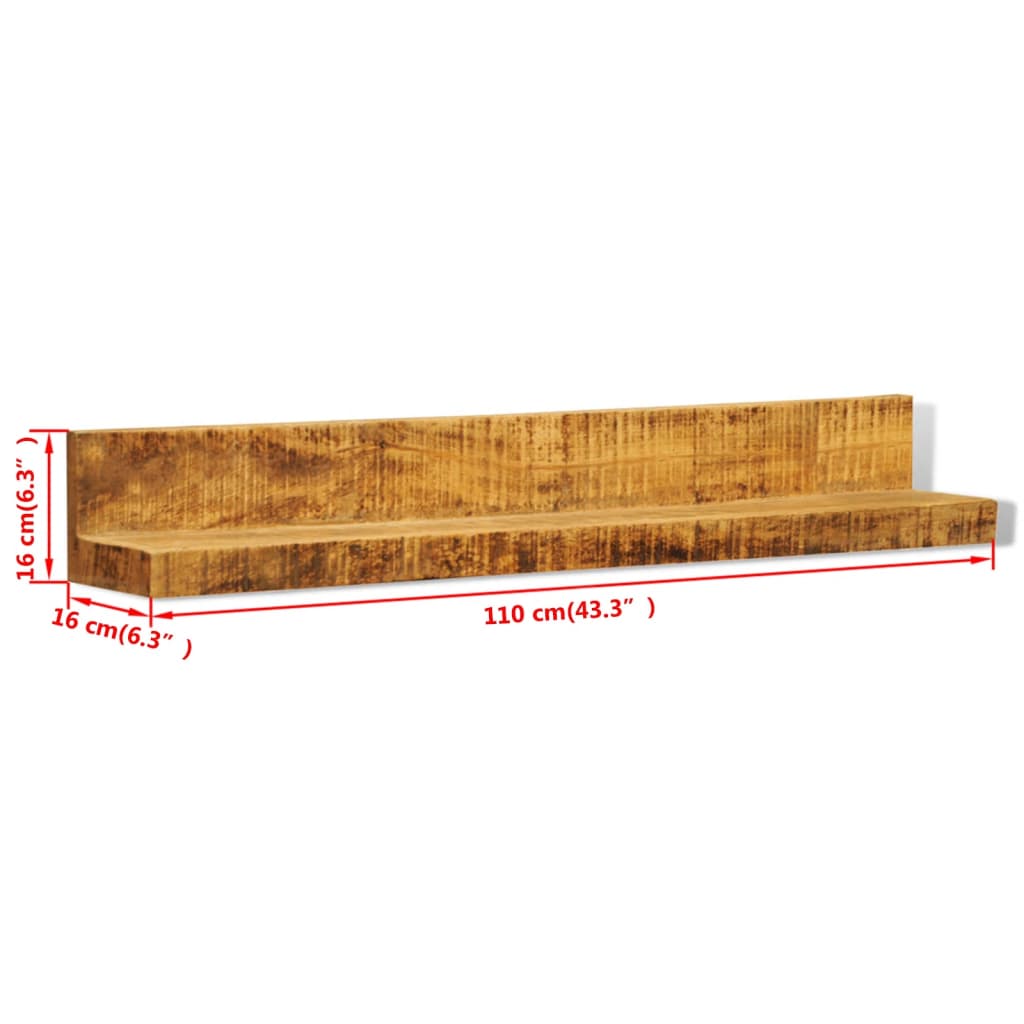 Solider Holz Mit Wandhalterung Anzeigeregal 2 Stk. - Fuer Daheim