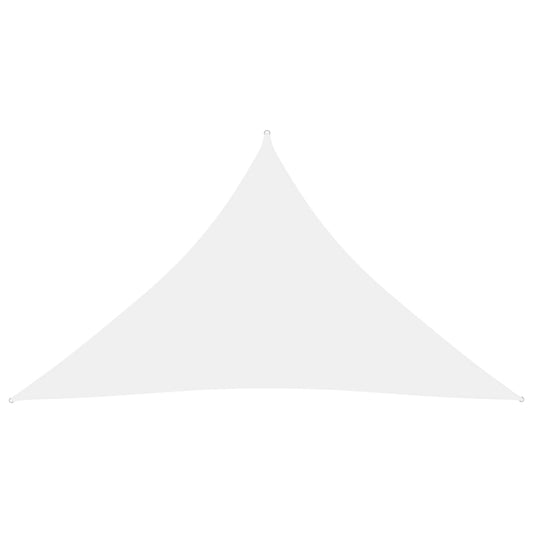 Sonnensegel Oxford-Gewebe Dreieckig 2,5X2,5X3,5 M Weiß 2.5 x 2.5 x 3.5 m - Fuer Daheim