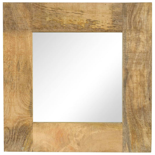 Spiegel Mangoholz Massiv 50 X 50 Cm 1 - Fuer Daheim