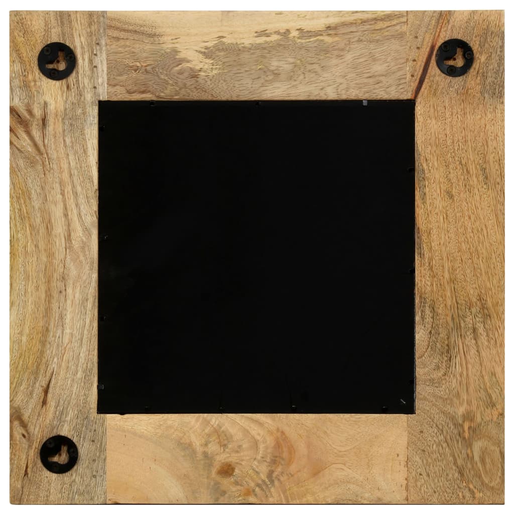 Spiegel Mangoholz Massiv 50 X 50 Cm 1 - Fuer Daheim