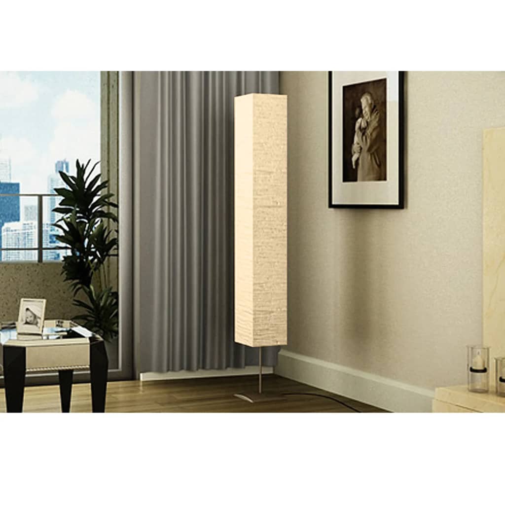 Standleuchte Mit Stahlständer 170 Cm Beige - Fuer Daheim