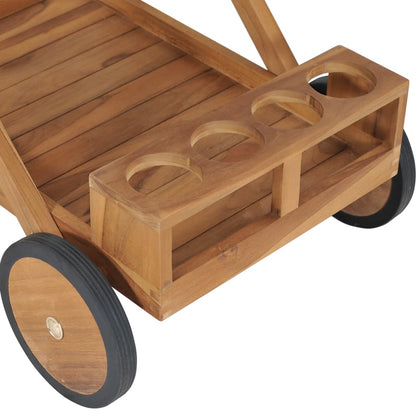 Teewagen Massivholz Teak - Fuer Daheim