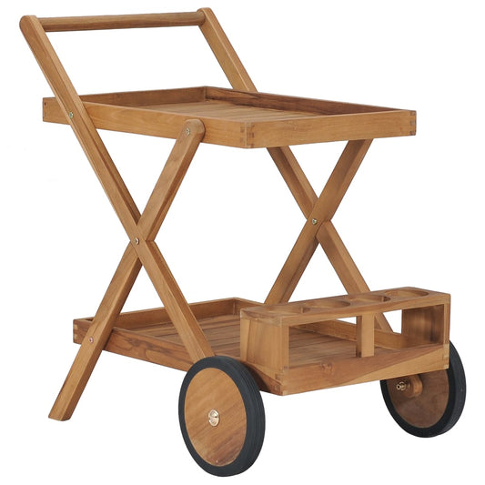 Teewagen Massivholz Teak - Fuer Daheim