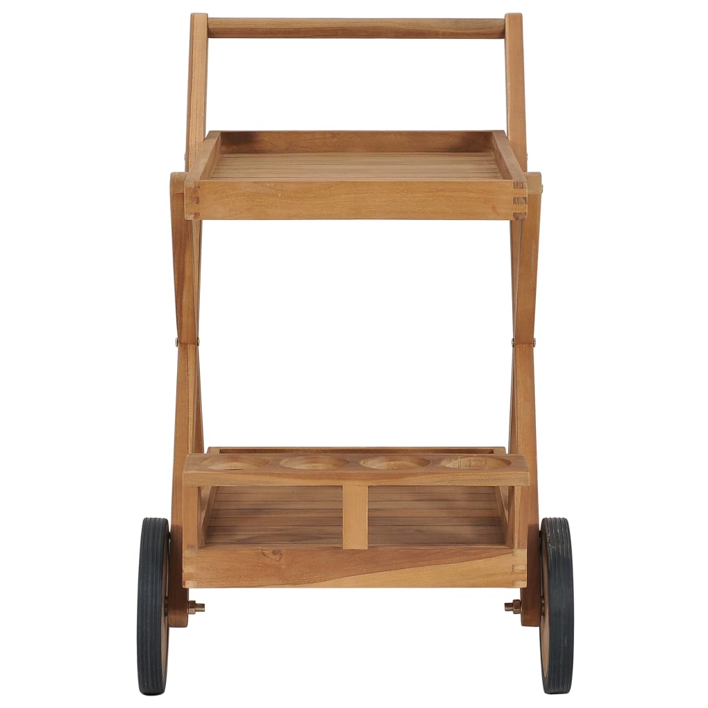 Teewagen Massivholz Teak - Fuer Daheim