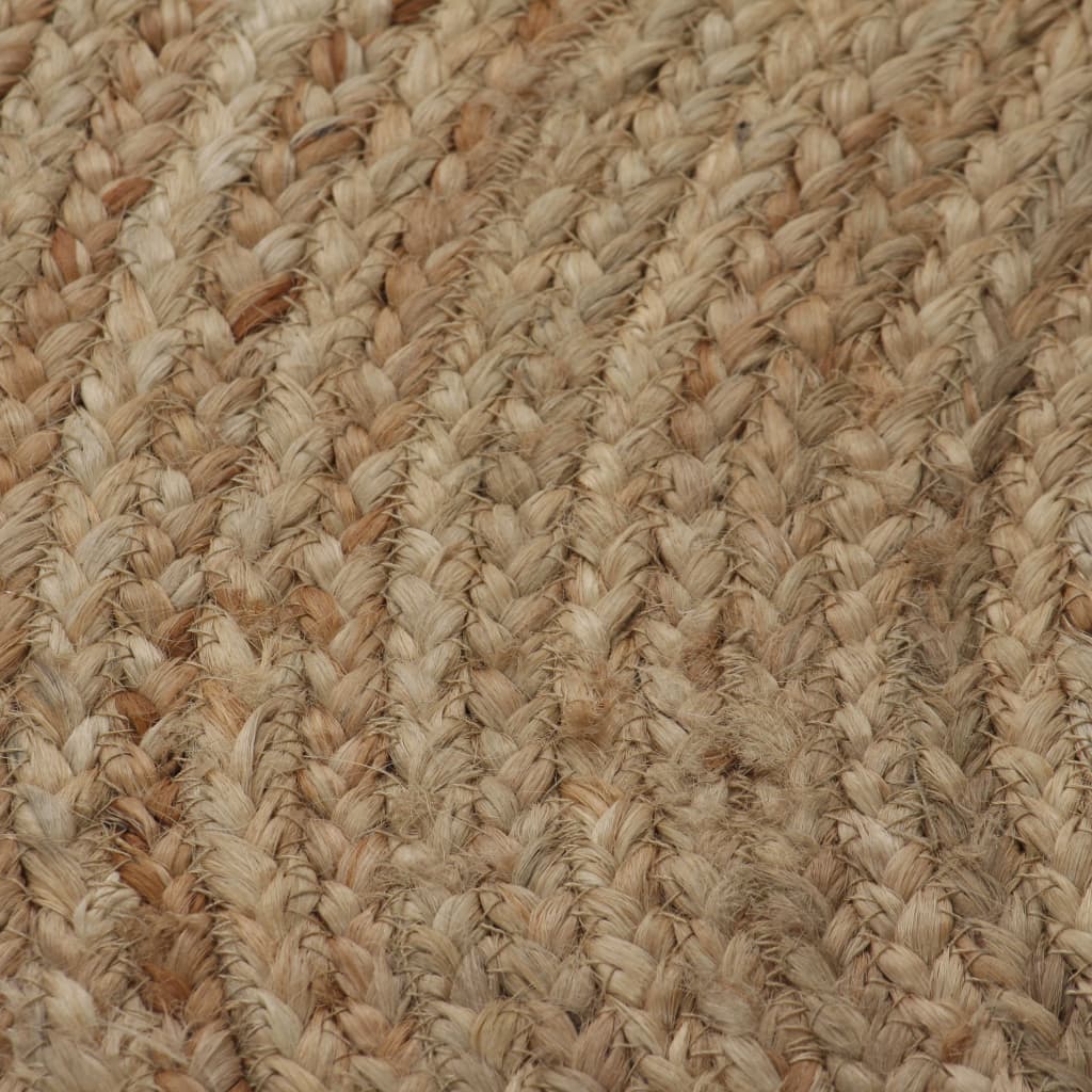 Teppich Jute Geflochten 150 Cm Rund - Fuer Daheim