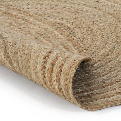 Teppich Jute Geflochten 150 Cm Rund - Fuer Daheim