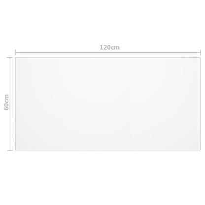 Tischfolie Transparent 120X60 Cm 1,6 Mm Pvc 120 x 60 cm - Fuer Daheim