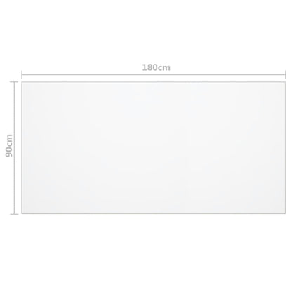 Tischfolie Transparent 180X90 Cm 1,6 Mm Pvc 180 x 90 cm - Fuer Daheim