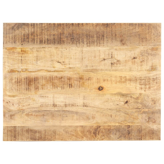 Tischplatte Massivholz Mango 15-16 Mm 70X60 Cm 70 x 60 cm 15-16 mm massives Mangoholz - Fuer Daheim